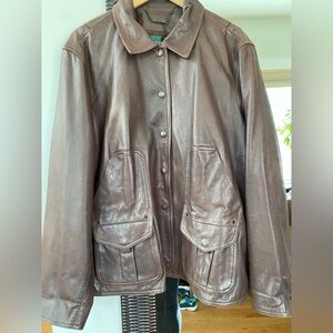 Ralph Lauren women leather jacket (size 3x)